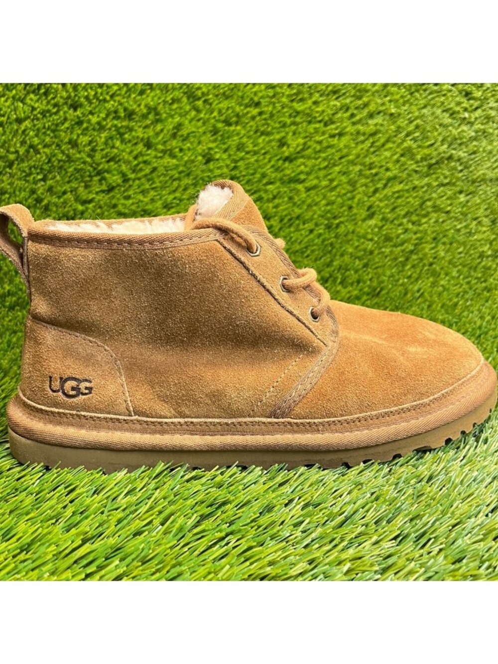 UGG Neumel Mens Size 9 Brown Casual Classic Outdoor Suede Lace Up Chukka Boots